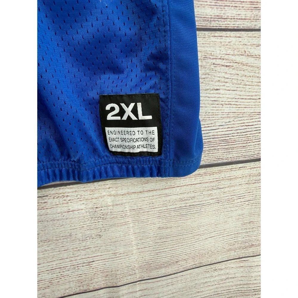 Nike Football Jersey Boys XXL Blue Mesh Practice Shirt 908739-493